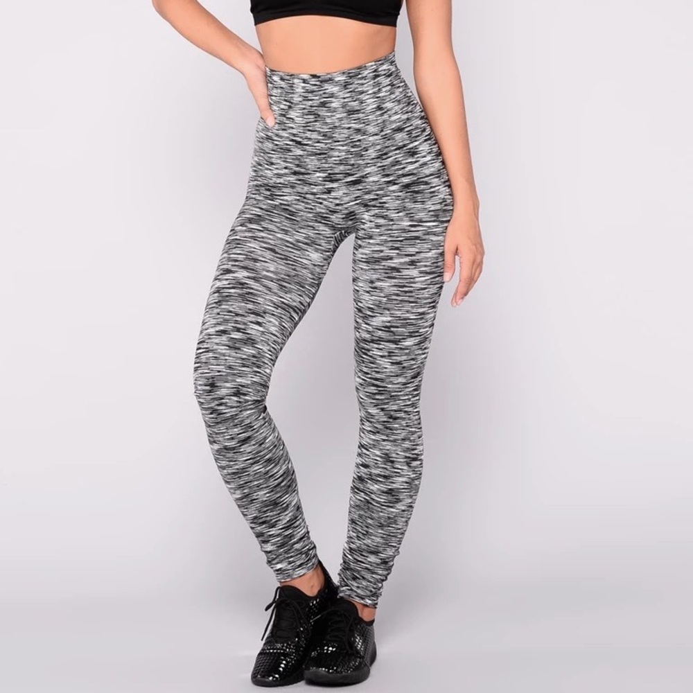 Comfy Black/White Lounge Leggings